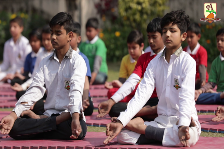 Alphine Vidyapeeth - Yoga Activity