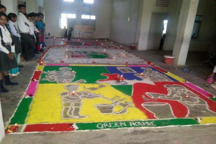 Arsh Public School-Rangoli Competition
