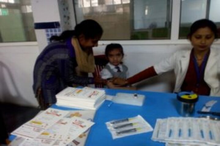 Baby Martin international school- vacination