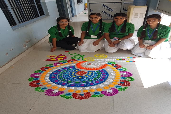 BAKSHI PUBLIC SCHOOL-Rangoli
