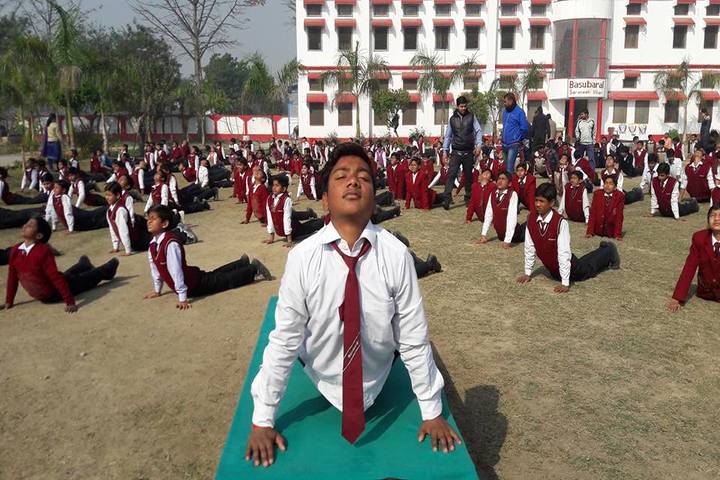 Basu Baral saraswathi vihar-Yoga day celebrations