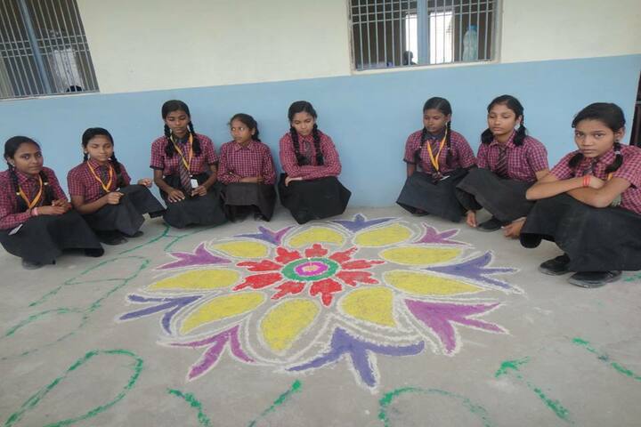 Blossom Academic School-Rangoli