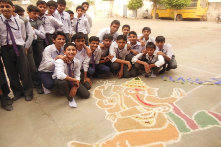 D A V Public School-Rangoli