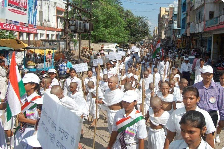 Secondary Delhi Public School-Peace March and Mahatma in making