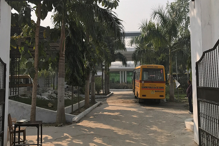 Diamond Public School-Campus-View entrance