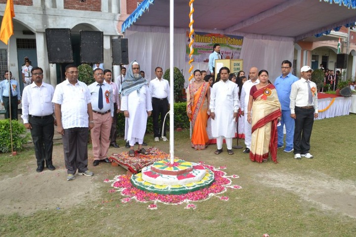 Divine Sainik School-Flag Hosting