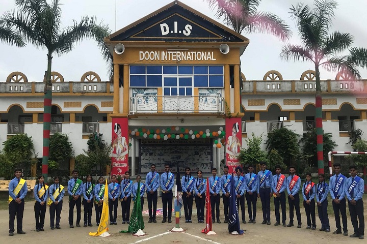 Doon International School-Campus-View front with events