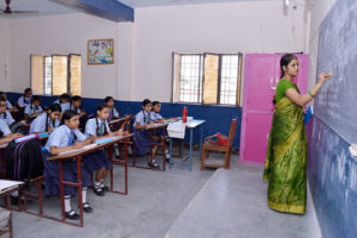 Dr G L Kanojia Public School-Classroom with teacher