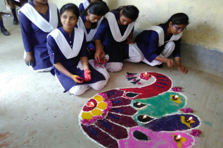 Shantikunj Public School-Rangoli