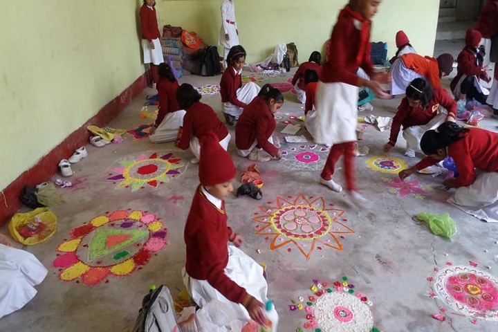 Sharshwati Shishu Vidya Mandir Chapra-Rangoli