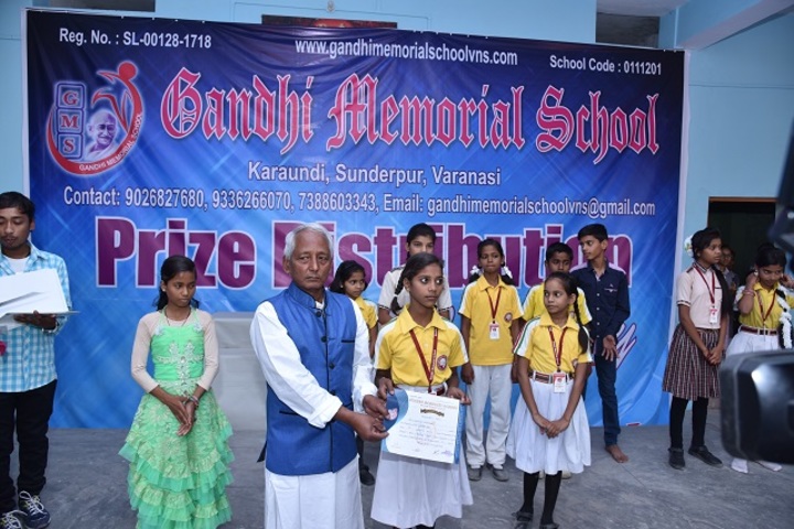 Gandhi Memorial School-Certificate Distribution