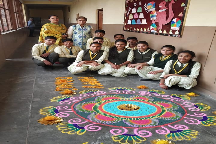 Gyansthali Public School-Rangoli Competition