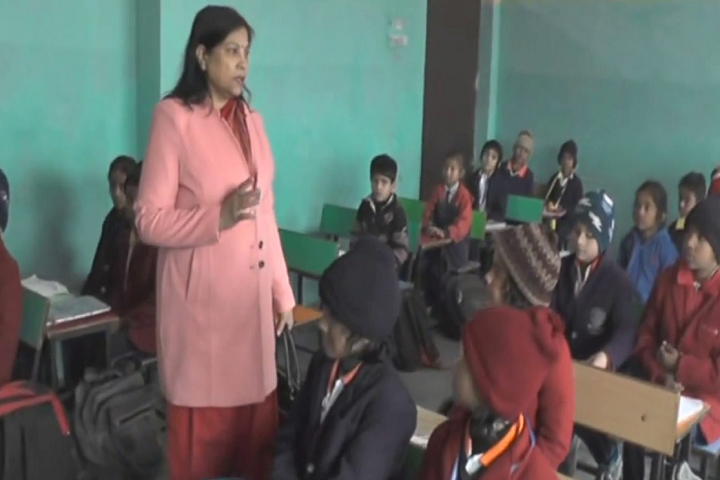 H.S. Public School-Classroom with teacher