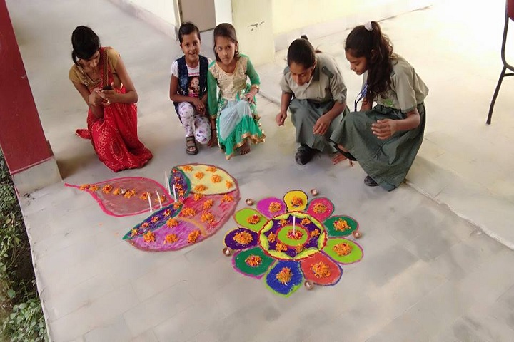 Hillwood Military School-Rangoli Competition