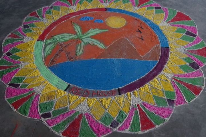 Ingraham Institute English Medium School-Rangoli