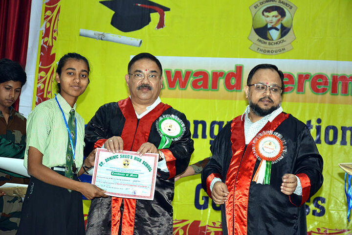 ST Dominic Savios High School-Certification