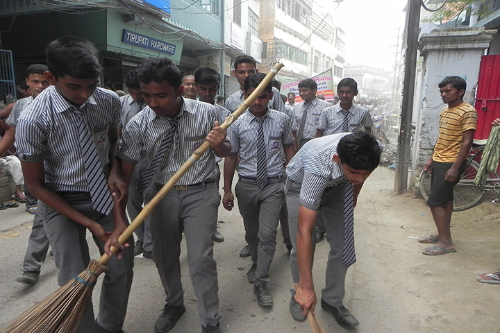ST Joseph Public School-Cleanliness Drive