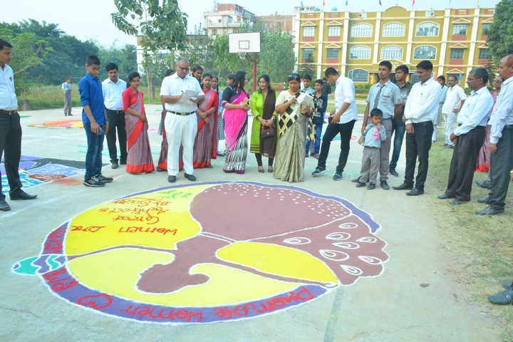 ST Joseph Public School-Rangoli Competition
