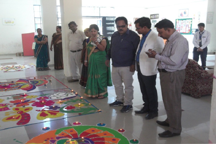 Jk Modern Academy-Rangoli Comptition