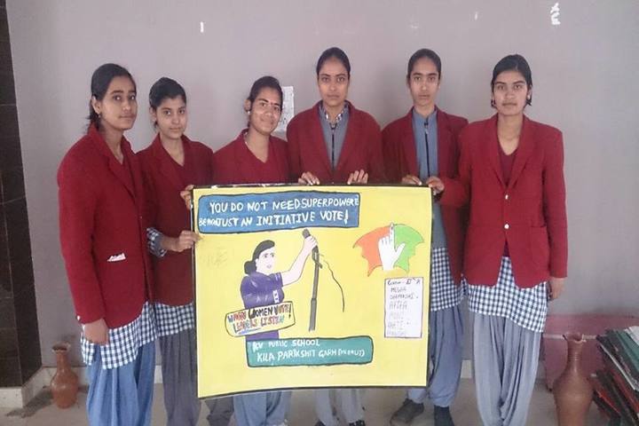 K V Public School-Vote for Right Activity
