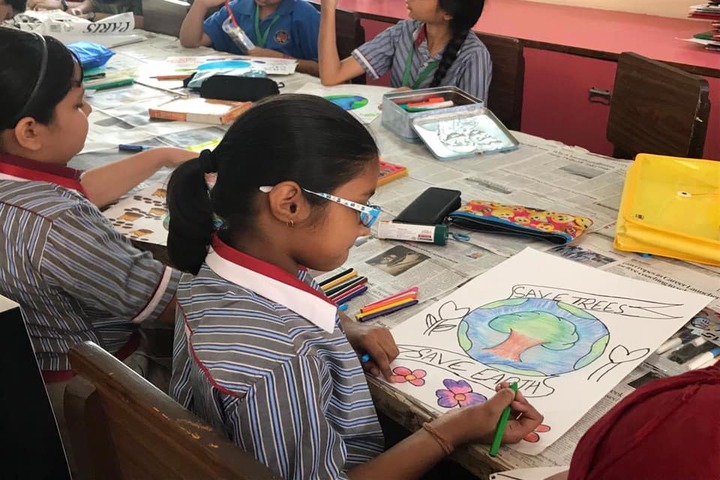 K.R.Mangalam World School-Drawing Competition