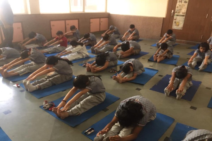 K.R.Mangalam World School-Yoga