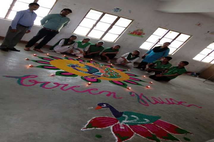 St Lawrence Academy-Rangoli Competition