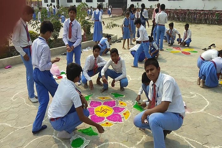 St Xaviers High School-Rangoli