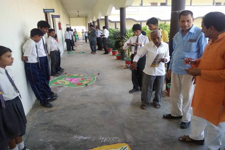 Kunwar Public School-Rangoli Competetion
