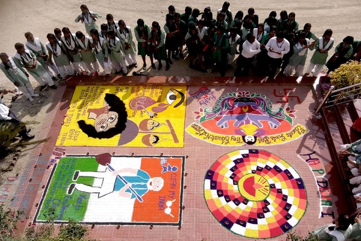 Little Flower Children School-Rangoli Competition