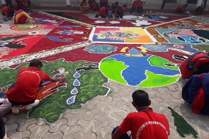 Little Flower International School-Rangoli
