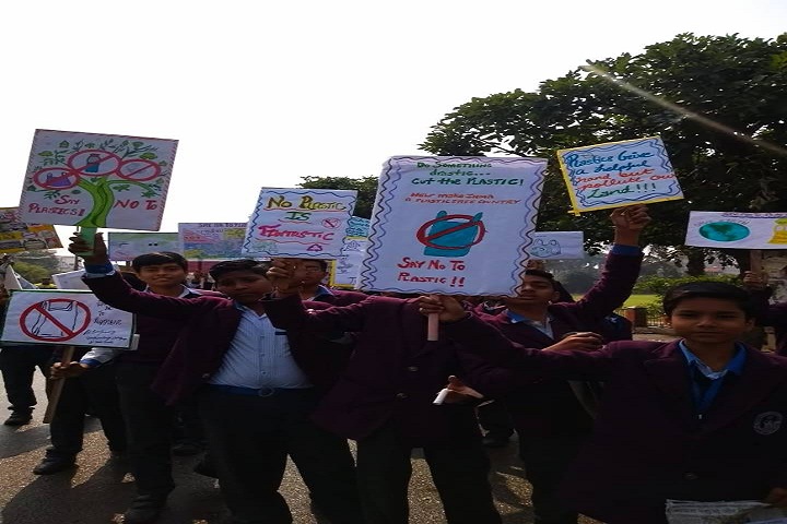 Lucknow Public School-Rally Against Plastic