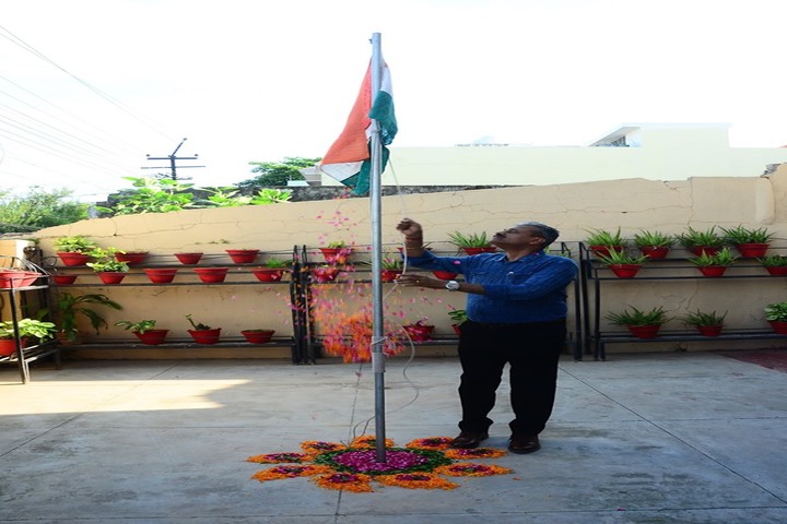Madhavrao Scindia Public School-Flag Hosting