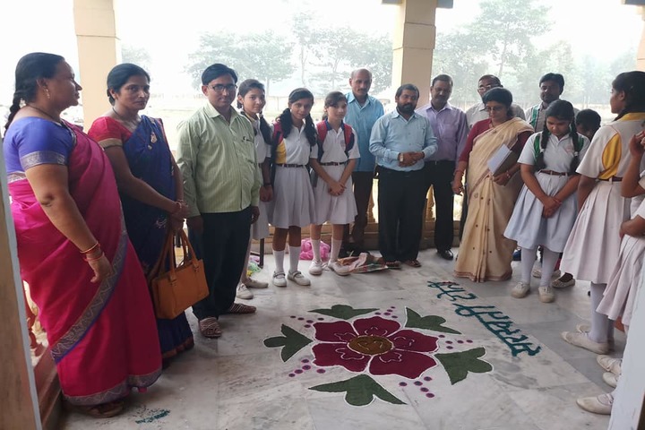 Maharishi Vidya Mandir-Rangoli