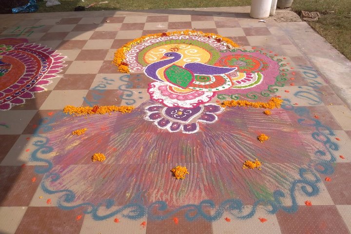 Maharshi Arvind Vidya Niketan-Rangoli