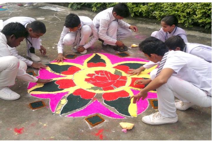 Manasthali Education Centre-Rangoli event