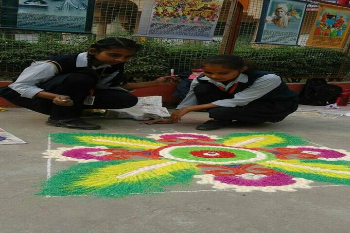 Takshila School-Rangoli Competition