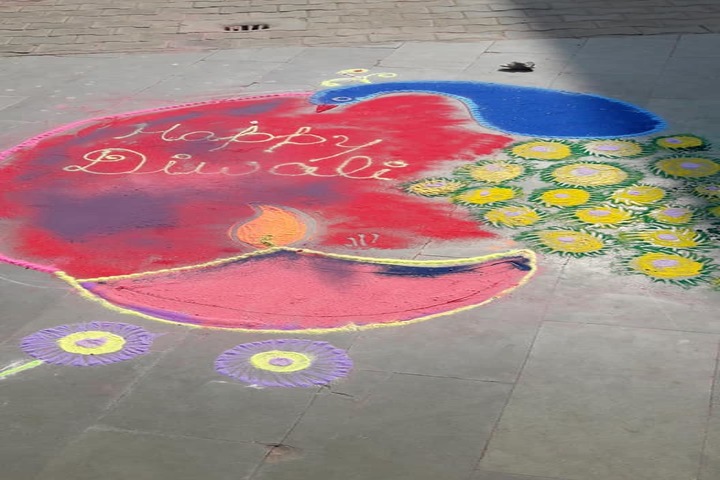 Mission International Academy-Rangoli Competition