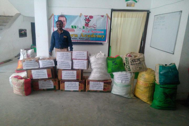 Modern Academy-Food Relief camp