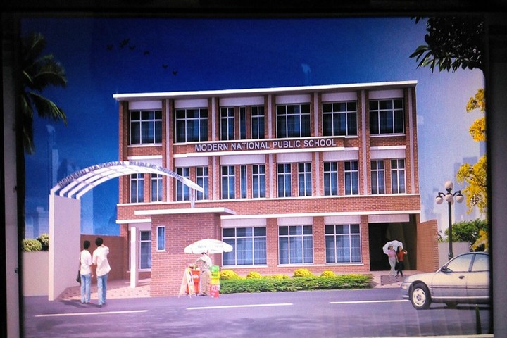 Modern National Public School-Campus view