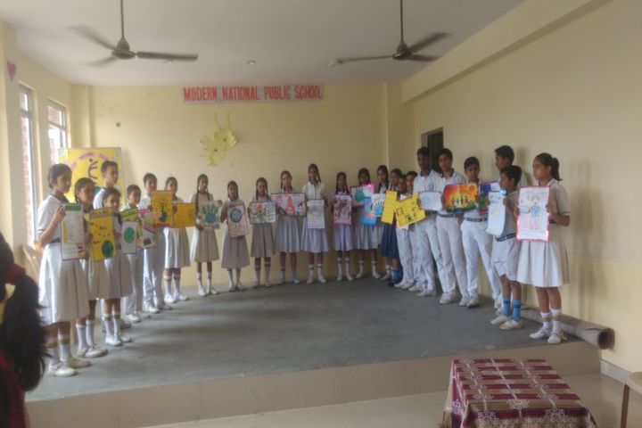 Modern National Public School-Earth day