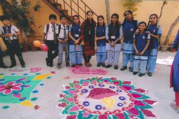 Modern Public School-Rangoli event