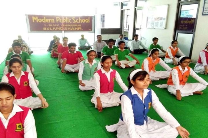 Modern Public School-Yoga Activity