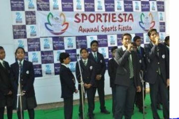 Mount Litera Zee School-Singing Activity