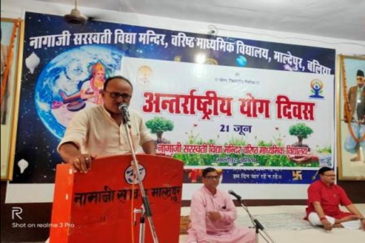 Naggaji Saraswati Vidya Mandir-International Yoga Day