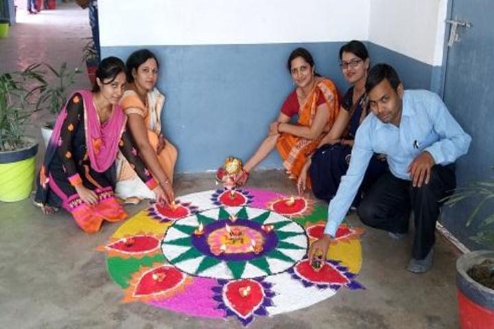 Nanak Public School-Rangoli Event