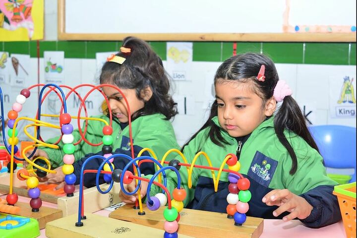 Nehru World School-Kindengarten Students