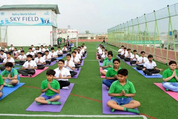 Nehru World School-Yoga