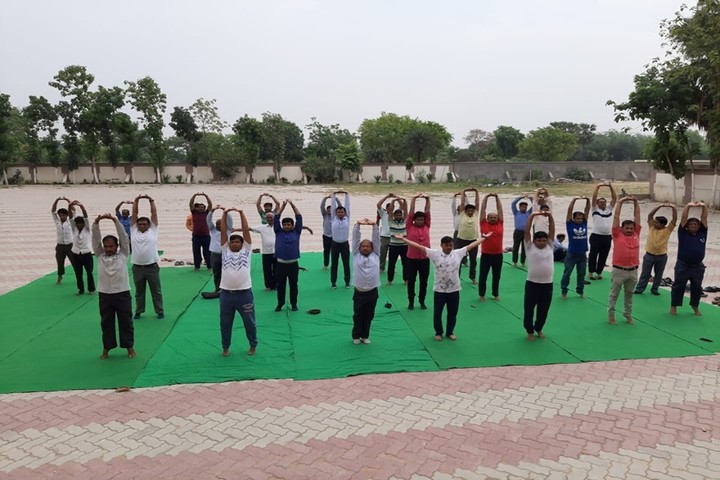Uma Shankar Champa Devi Dav Public School-Yoga Day