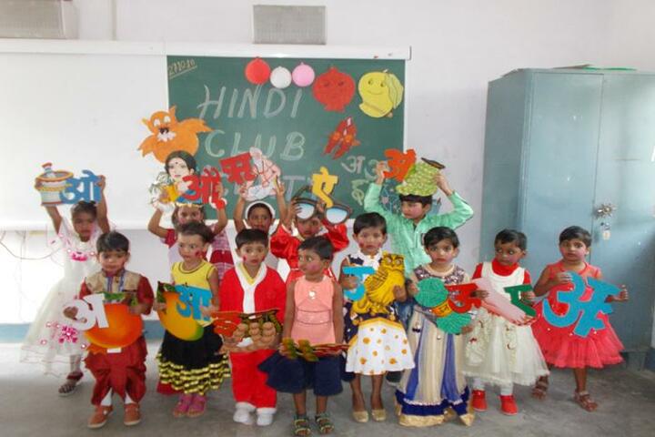 R S J Public School-Hindi Club Activity